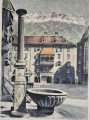 INNSBRUCK - ZŁOTY DACH GRAFIKA