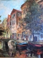 KWIACIARKI PRZY KANALE W AMSTERDAMIE GERHARD DICKMEIS