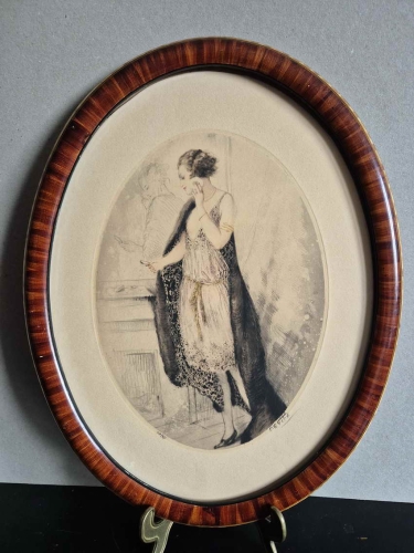 Emile Paul Felix Kobieta przy lustrze