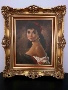 Portret  Willi  De Pre   Obraz  olejny