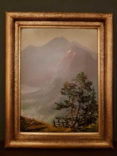 Hans Kaluska. Pejzaż górski.