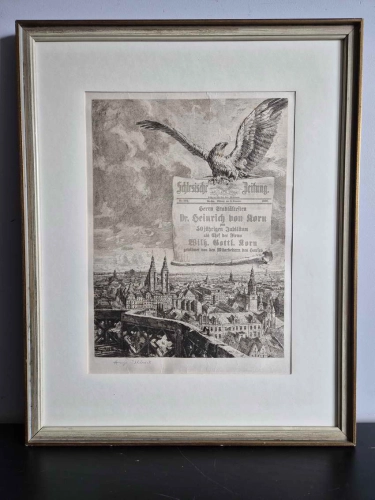 HUGO ULBRICH Panorama Wrocławia 1900 r