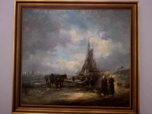 John  Bevort  Marynistyczny  obraz  olejny