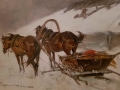 Ignacy Zygmuntowicz. Konny postój.