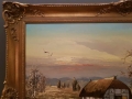 Pejzaż z wiejska chata . J.E. Lemke * 1916
